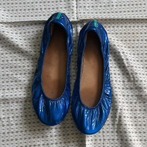 Tieks Metallic Royal Blue Ballet Flats